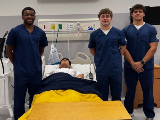 Senior nursing students