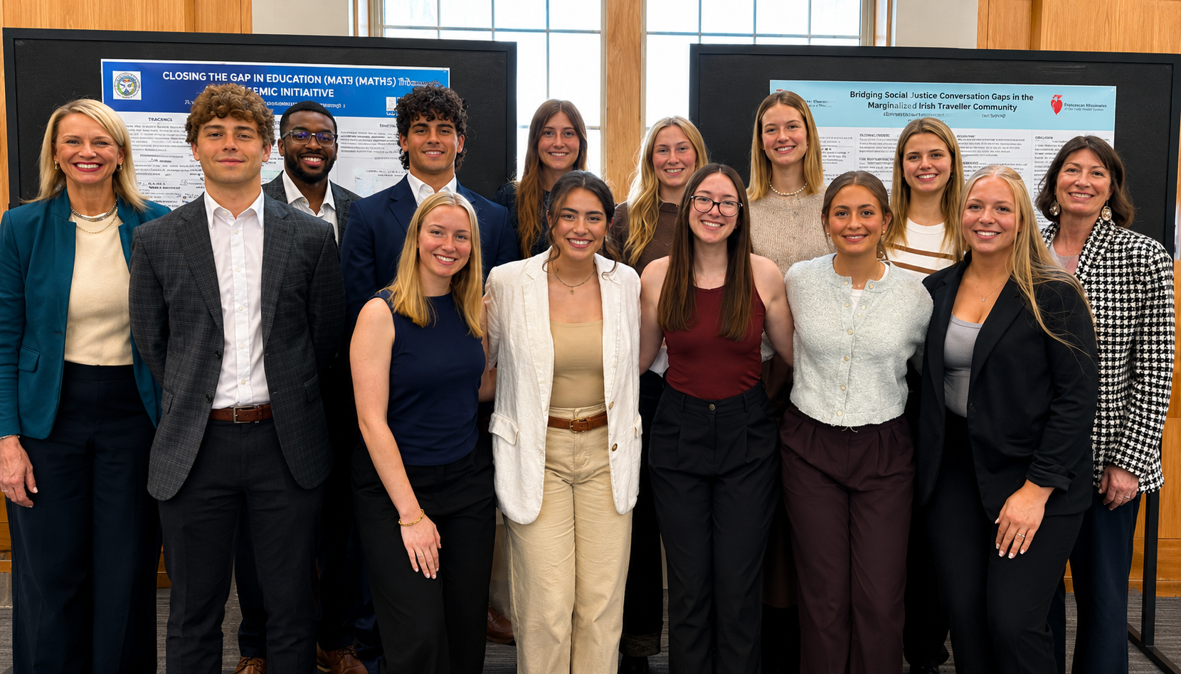 2026 Inaugural Nursing Cohort capstone presentation group photo
